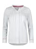 SHORT STORIES Pyjamashirt lichtblauw/wit