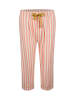 SHORT STORIES Pyjama-Hose in Orange/ Weiß