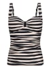 SHORT STORIES Tankini-Oberteil in Schwarz/ Creme