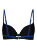 SHORT STORIES Bikini-Oberteil in Schwarz/ Blau