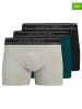 Jack & Jones Bokserki (3 pary) w kolorze czarno-zielono-szarym