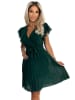 numoco Kleid in Dunkelgrün