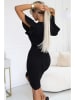numoco Kleid in Schwarz