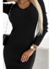 numoco Kleid in Schwarz