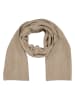 Zwillingsherz Kaschmir-Schal in Beige