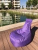 FLORIANE GARDEN Zitzak paars - (B)60 x (H)70 x (D)30 cm