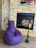 FLORIANE GARDEN Zitzak paars - (B)60 x (H)70 x (D)30 cm