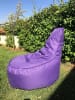 FLORIANE GARDEN Zitzak paars - (B)60 x (H)70 x (D)30 cm