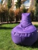 FLORIANE GARDEN Zitzak paars - (B)60 x (H)70 x (D)30 cm