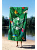 FLORIANE GARDEN Ręcznik plażowy "Forest Camping" w kolorze zielonym