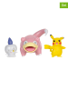 Pokémon 3-delige set: speelfiguren "Pikachu, Litwick, Slowpoke" - vanaf 3 jaar