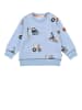 Bondi Sweatshirt "Fahrzeuge" in Hellblau