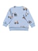 Bondi Sweatshirt "Fahrzeuge" in Hellblau