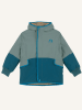 finkid Winterjacke "Moska Mukka" in Blau/ Grün