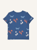 finkid Shirt "Ilta" donkerblauw/meerkleurig