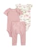 carter's 3-delige outfit wit/lichtroze