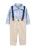 carter's 3tlg. Outfit in Hellblau/ Beige