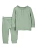 carter's 2-delige outfit kaki