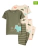carter's 2-delige set: pyjama's kaki/lichtroze