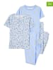 carter's 2er-Set: Pyjamas in Hellblau