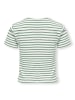 KIDS ONLY Strickshirt in Weiß/ Grün