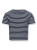 KIDS ONLY Strickshirt in Weiß/ Schwarz