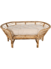 Anticline Tierbett in Hellbraun/ Creme - (B)91 x (H)33 x (T)57 cm