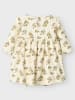 Lil Atelier Bodykleid "Gavo" in Creme/ Gelb