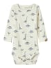 Lil Atelier Romper "Geo" wit/blauw