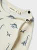 Lil Atelier Romper "Geo" wit/blauw