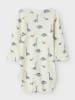 Lil Atelier Romper "Geo" wit/blauw