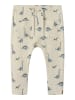 Lil Atelier Hose "Geo" in Creme/ Blau