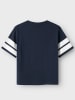 name it Shirt in Dunkelblau/ Weiß