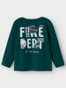 name it Longsleeve in Dunkelgrün