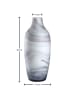 LEONARDO Vase "Poesia" in Grau - (H)40 x Ø 17 cm