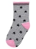 Minoti 3er-Set: Socken in Grau/ Schwarz