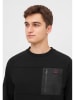 Bench Sweatshirt "Marton" in Schwarz