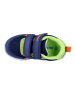 Richter Shoes Sneakersy "Wallaby" w kolorze granatowym ze wzorem