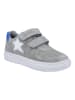 Richter Shoes Leder-Sneakers "Leandro" in Grau/ Blau