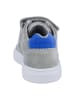Richter Shoes Leder-Sneakers "Leandro" in Grau/ Blau