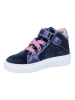 Richter Shoes Leder-Sneakers "Alessa" in Dunkelblau/ Rosa