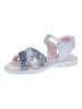 Richter Shoes Sandalen "Sole" in Silber/ Blau