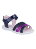 Richter Shoes Sandalen "Sole" in Dunkelblau/ Lila