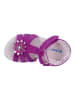 Richter Shoes Leder-Sandalen "Sole" in Fuchsia
