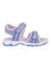 Richter Shoes Sandalen in Hellblau/ Rosa