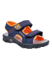 Richter Shoes Sandalen "Adventure" in Dunkelblau/ Orange