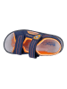 Richter Shoes Sandalen "Adventure" in Dunkelblau/ Orange