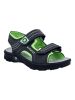 Richter Shoes Sandalen "Adventure" in Schwarz/ Grün