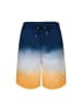 Peek U Badeshorts "Firth" in Dunkelblau/ Weiß/ Orange