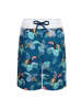 Peek U Badeshorts "Neith" in Dunkelblau/ Bunt